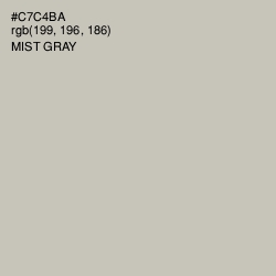 #C7C4BA - Mist Gray Color Image